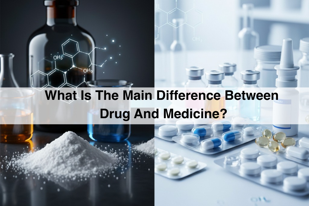What is the difference between drug and medicine