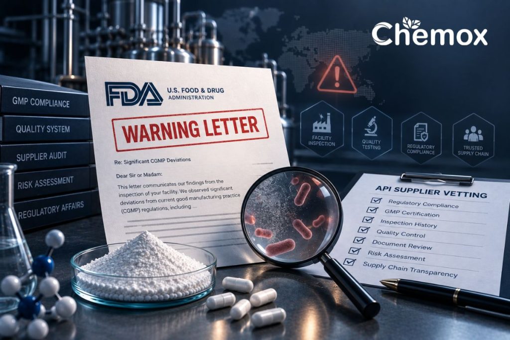 fda warning letter api contamination